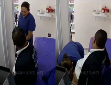 فضيحة الدكتورة مها المصرية في العيادة افلام سكس مصري